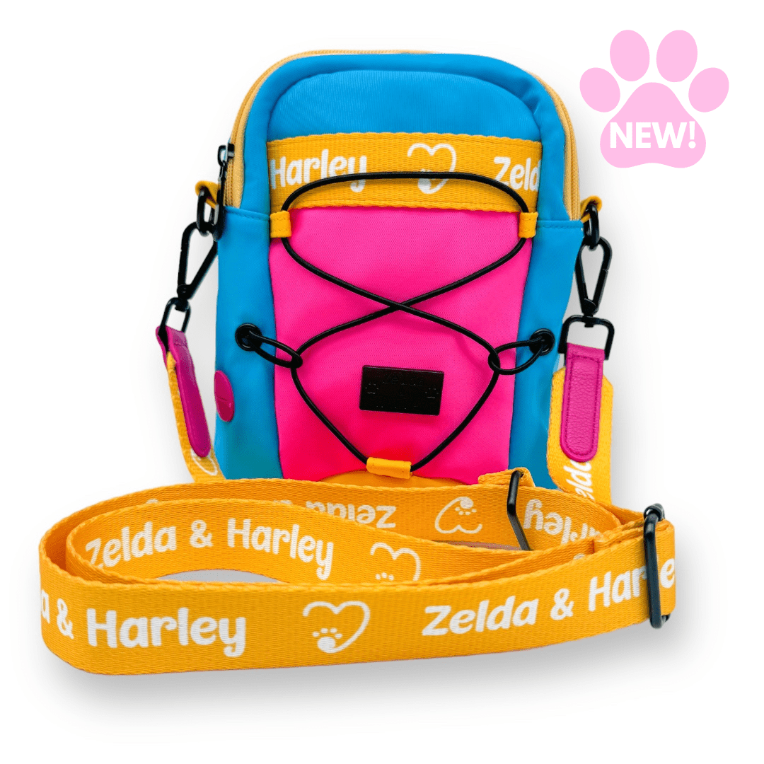 Zelda & Harley Dog Mom Bag - Tricolour